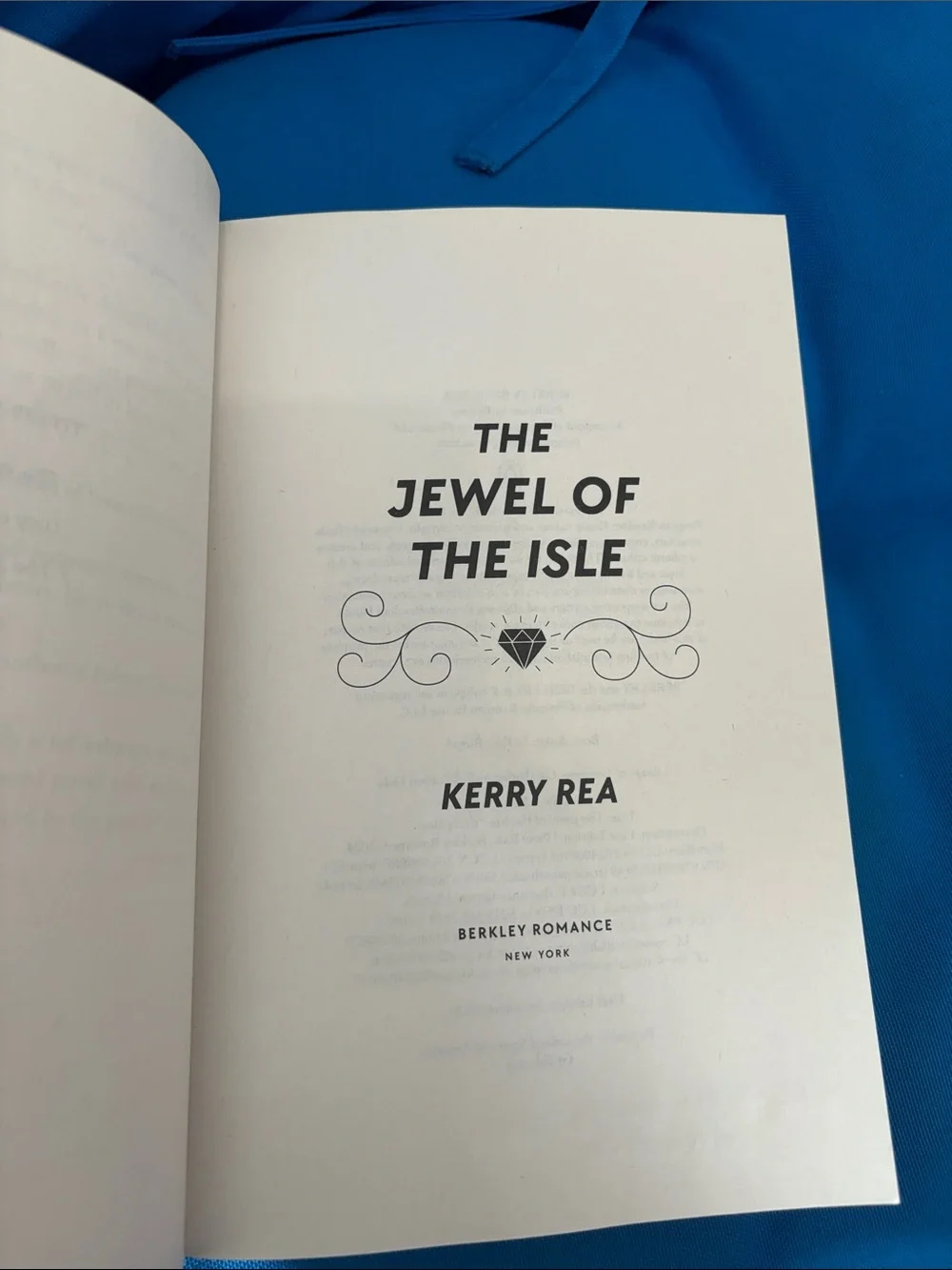 The Jewel Of The ISLE By Kerry Rea Soft Cover NWOTS Discarded Library Book